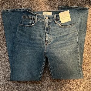NWT: Abercrombie Curve Love Flare High Rise Jeans